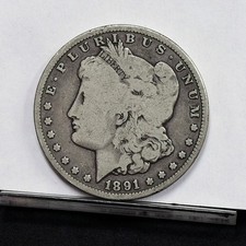 1891-CC Morgan Dollar - Ch G (#61427-L)