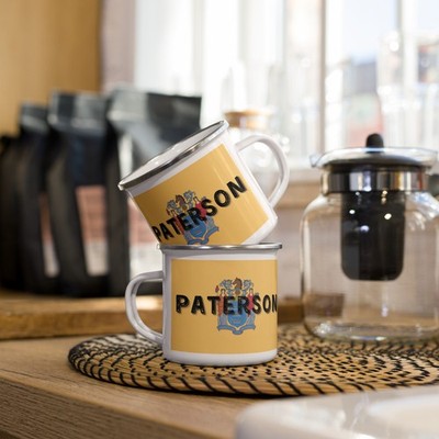Paterson New Jersey Flag Enamel Mug