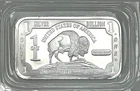 1 TROY oz .999 FINE PURE SILVER AMERICAN BUFFALO BAR USA 2008 SEALED -BI76