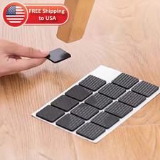 48Pcs Furniture Felt Pads Adhesive Anti Slip Floor Protector Chair table leg USA