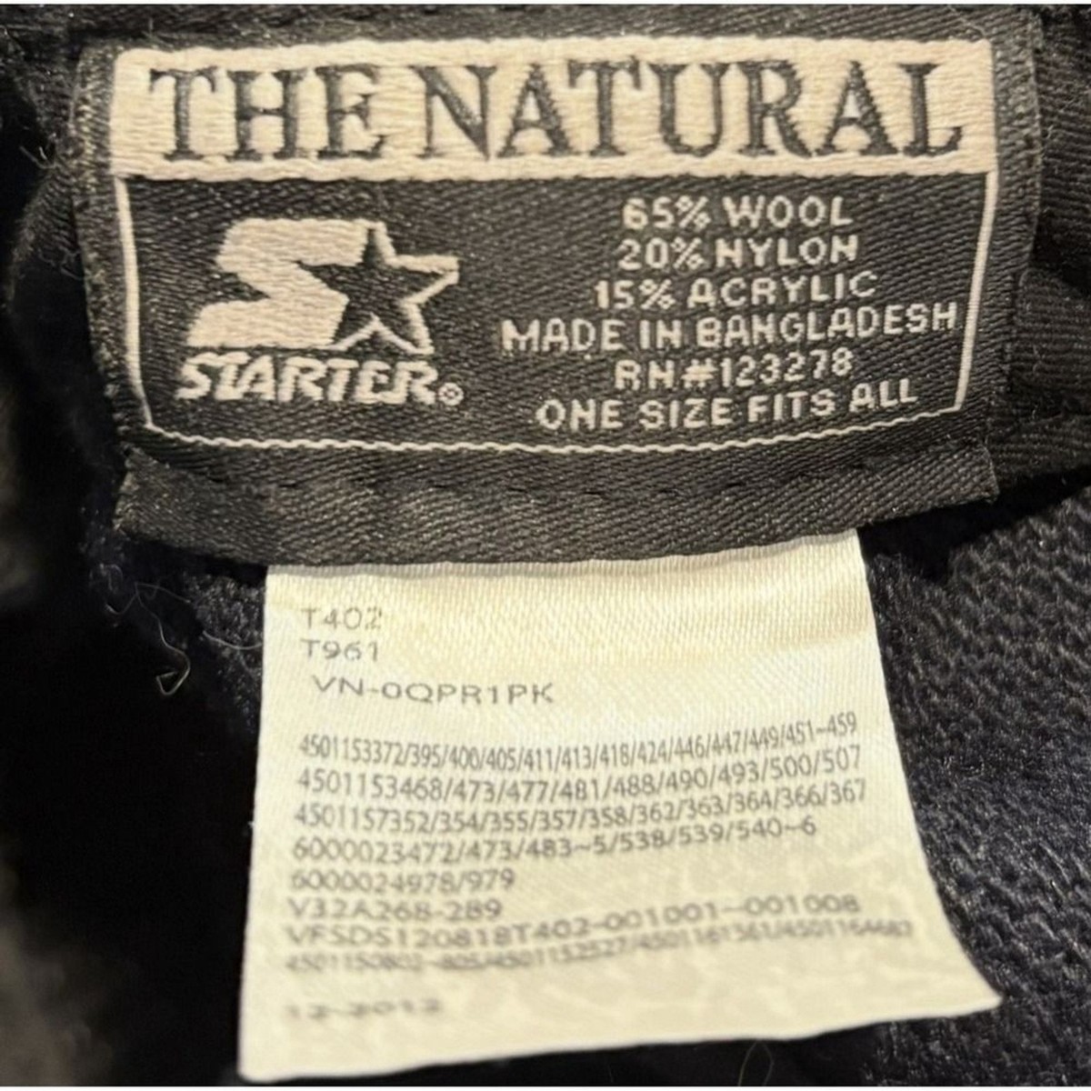VANS Vulcanized LA Wool Starter Snapback Hat Cap View 4