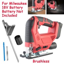 6 Speeds Adjustable Electric Jigsaw Brushless Jig Saw for Milwaukee 18V Battery