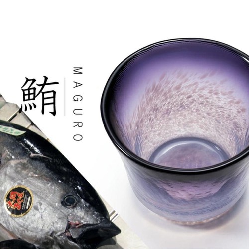Tsugaru Vidro Aomori Sake Cup Set 4 Handmade Glasses Gift Boxed - Picture 5 of 9
