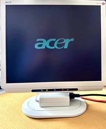 Acer AL1721 Monitor PC Desktop CON ALIMENTATORE e CAVI 230 V - VGA 1280 x 1024