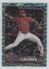 2024 Topps Series 2 Aqua Foil 275/399 Kelvin Caceres #680 9e1