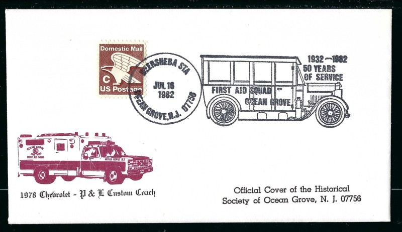 Historical Society of Ocean Grove, NJ Commemorates the 50th Ann. First Aid Squad
