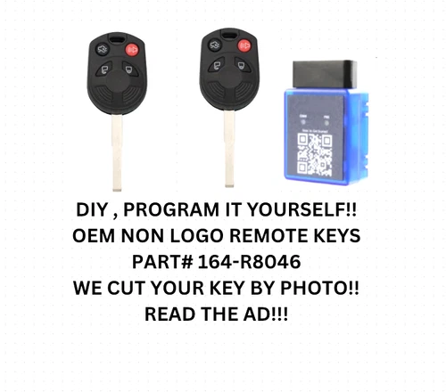 OEM PAIR DIY KIT FOR FORD FOCUS REMOTE KEY 164-R8046 PROGRAM YOURSELF! - product listing photo