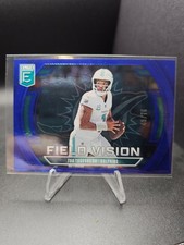 2025 Donruss Elite Football Tua Tagovailoa RC Field Vision Blue Color Match /75