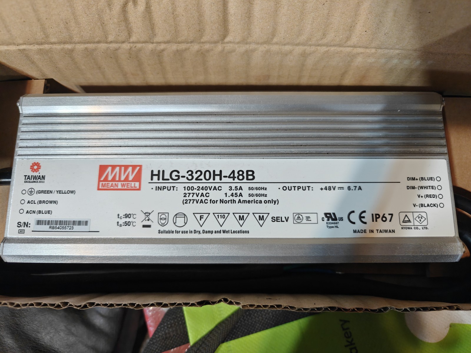 MEAN WELL HLG-320H-48B Power Supply