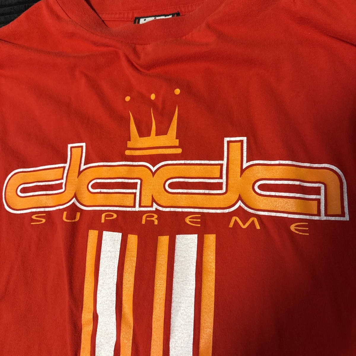 Vintage Dada Supreme Long Sleeve Shirt Mens Size XL Red Cotton | eBay