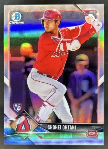 2018 Bowman Chrome Shohei Ohtani RC Refractor Rookie #/499 Angels