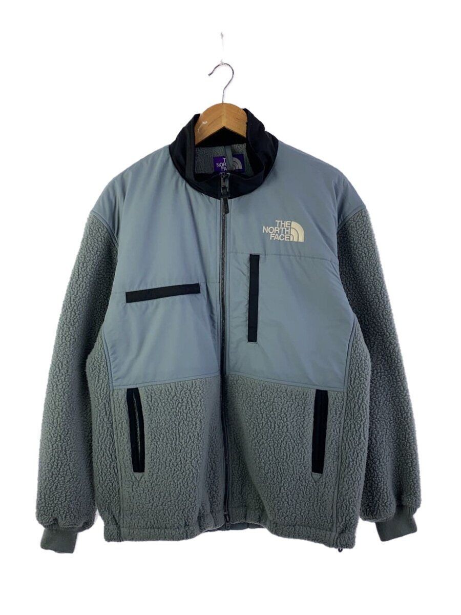 ALTRA nanamica altro pile giacca L acrilico grigio tinta unita NA2054N