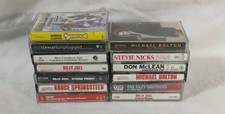 Pop Rock Lot Of 13 Cassette Tapes Stevie Nicks Bruce Springsteen Billy Joel Etc.
