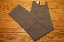NWT MEN'S LEVI JEANS 505 Size 35 x 30 Regular Straight Leg Levi's Ease Gray $69