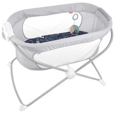 Fisher-Price Portable Baby Crib Soothing View Vibe Bassinet with Music Vibrat...