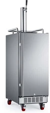 EdgeStar KC1500OD 15"W 1 Tap Outdoor Kegerator - Stainless Steel