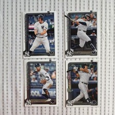 Topps 2024 New York Yankees LeMahieu Grisham Cabrera Dominguez Card Lot 4