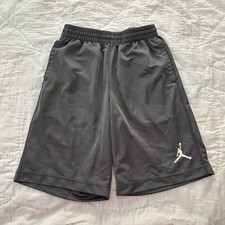 Nike Air Jordan Jumpman Shorts Mesh Youth M 10-12 Yrs Gray Basketball