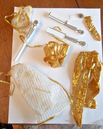 Vintage 1981 Golden Dream Barbie #1874 Ensemble Pieces Outfit Clothes Mattel