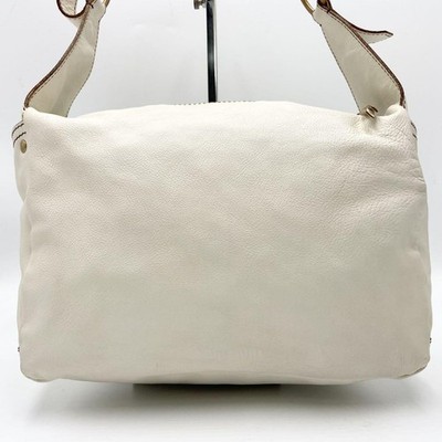 MIU MIU Shoulder Bag Archive One Shoulder All Leather White