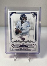 2025 Panini National Treasures Cam Ward RC Purple Rookie #/75 Titans 🔥