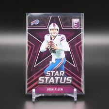 2023 Donruss Elite Josh Allen #4 Star Status Pink Buffalo Bills