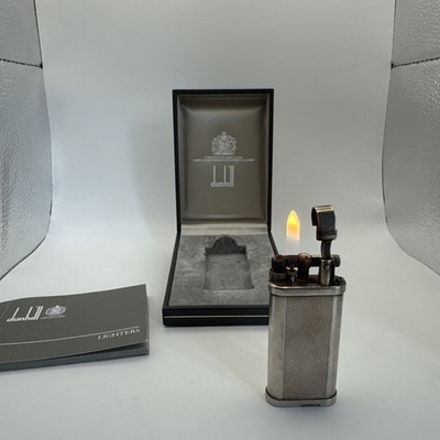 Dunhill funktionierendes einzigartiges Benzinfeuerzeug Made in England verpackt