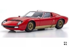 1/18 Lamborghini Miura P400SV Red Gold Detailed Diecast Model