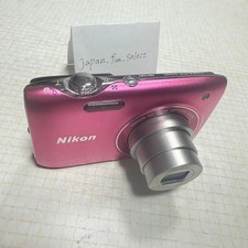 Nikon COOLPIX S3100 Pink Digital Camera 14.0MP 5x Zoom Full HD Exc