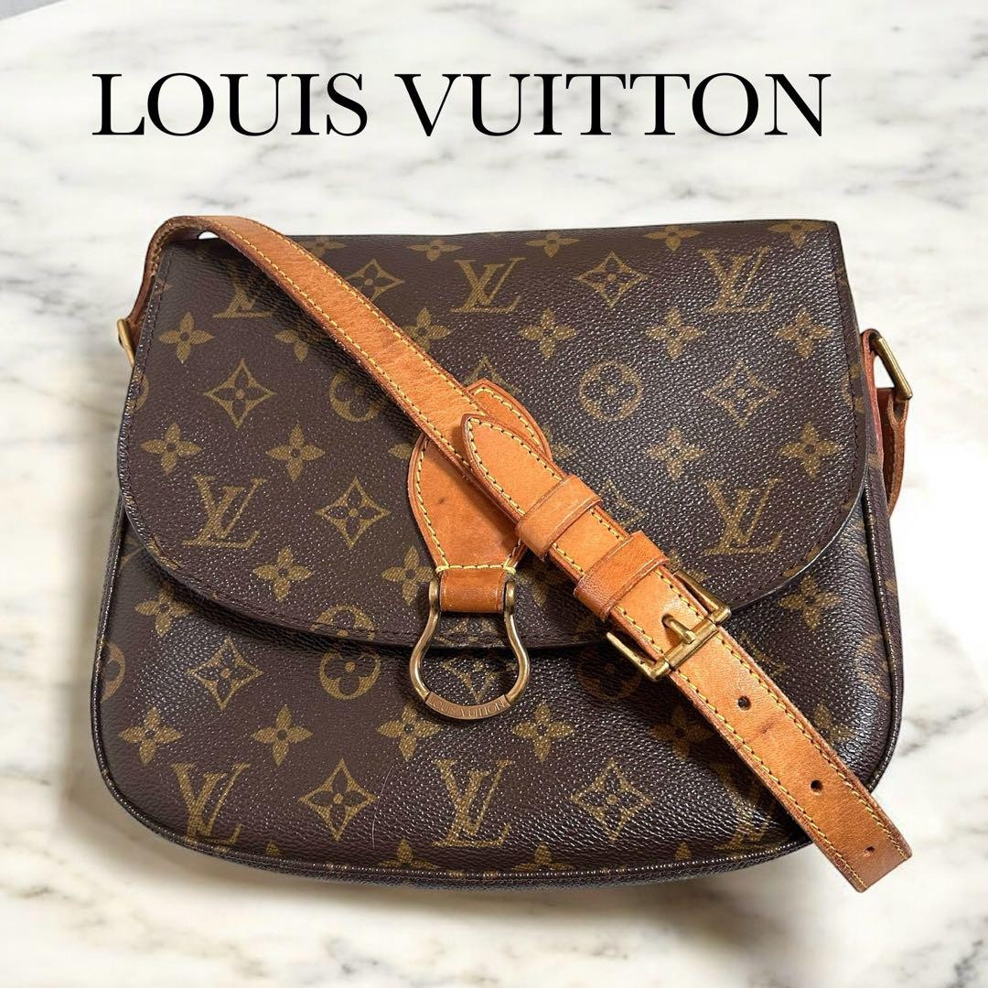 Louis Vuitton Monogram Saint Cloud Vintage Crossbody Shoulder Bag