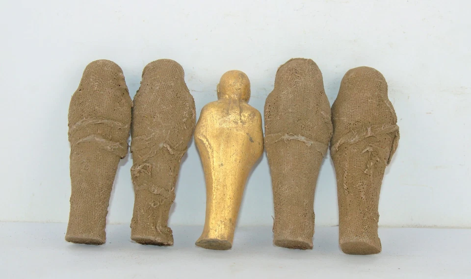 Rare ancien serviteur royal du tombeau Shabti 5 momifié Ushabti BC égyptologie - Photo 2/3
