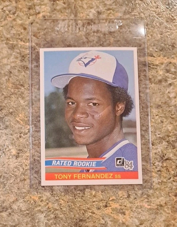 (5) Карта новичка Тони Фернандеса 1984 Donruss RC 1985 1986 Topps Fleer Blue Jays - Изображение 2 из 4