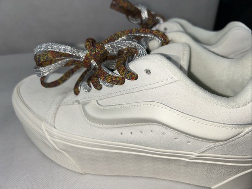 Sneakers Vans Knu Stack Chunky Platform bianche taglia 7 donna - nuove senza scatola - Foto 4 di 6
