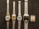 Lot of 5 Vintage Watches - Citizen, Seiko, Lotus, Casio - Not Working