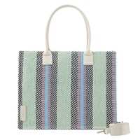 Seidenfelt Hulu Shopper Schultertasche 41Cm #SDF-1054-595 (Aqua Mix)