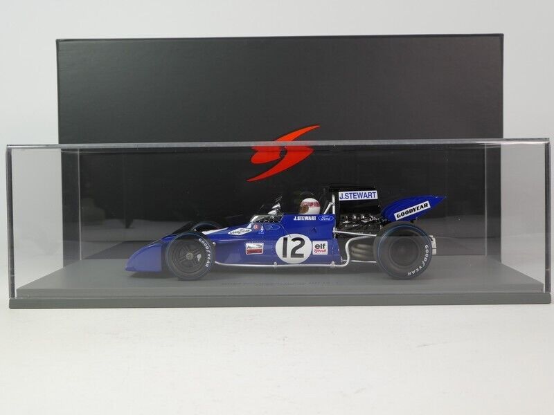 Spark Tyrrell 003 #12 Jacky Stewart World Champion British Spark Tyrrell 003 #12 Jacky Stewart World Champion British