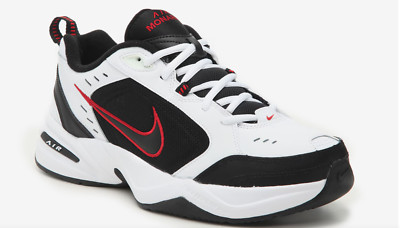Nike Mens Air Monarch IV 415445-101 White Black Running Shoes Sneakers Size 12 Nike Mens Air Monarch IV 415445-101 White Casual Shoes  main image 4