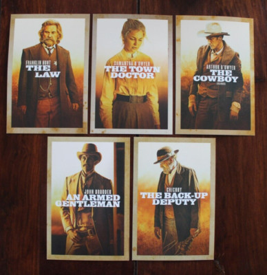Bone Tomahawk  limitierte Edition  Karten  5 Postkarten  Set   Kurt Russell