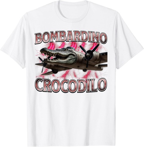 Bombardino Crocodilo Divertida Italiana Brainrot Meme Niños Niños Camiseta Sudadera con Capucha - Imagen 7 de 19