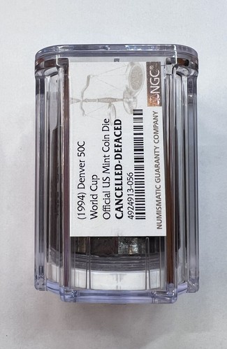 1994-D World Cup half dollar US Mint Cancelled Die, NGC certified, 50c defaced - Picture 6 of 7