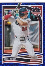 2024 Panini Stars and Stripes - #7 Blake Bowen Blue 075/149 (RC) PWE