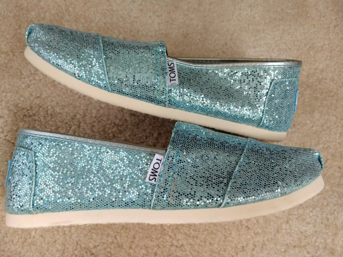 Blue sparkly hotsell toms