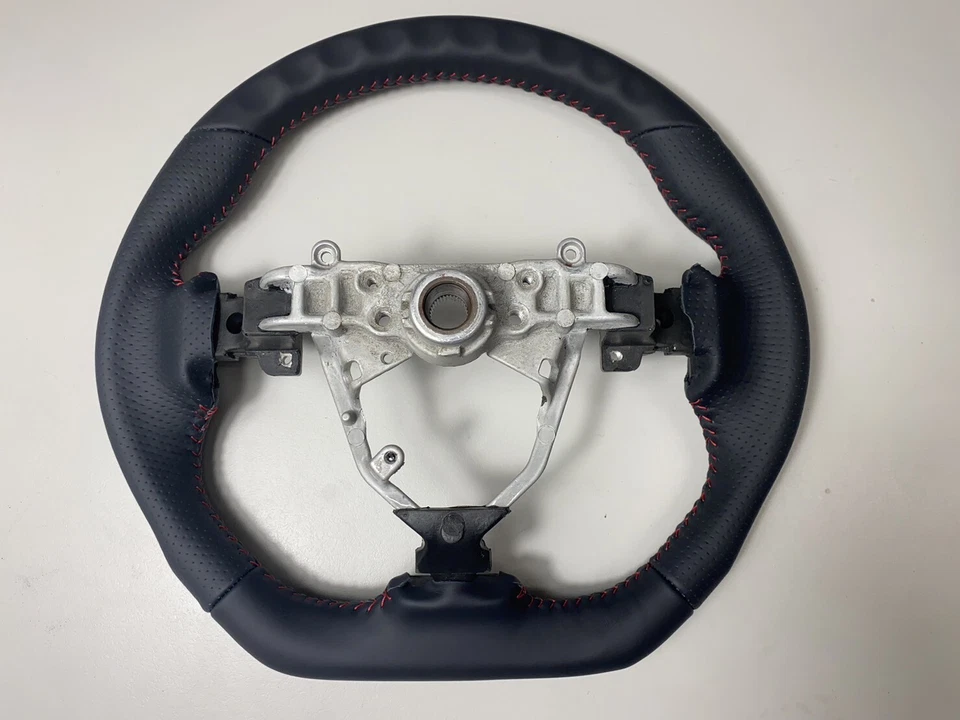 For SCION xB 2008-2014 Black Genuine leather steering wheel RED stitch-SPORTS - Image 3 of 3