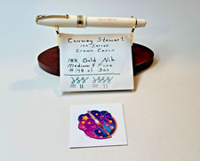 Conway Stewart 100 Series "Cream Casein" Fountain Pen & 18K Medium Nib #148/300