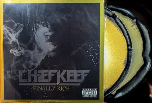 Chief Keef - Finally Rich Deluxe 2LP Vinyl IVC Limited Edition Gold Mix