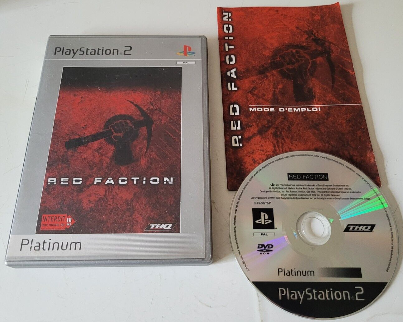 Red Faction - PlayStation 2 PS2 - PAL - Complet