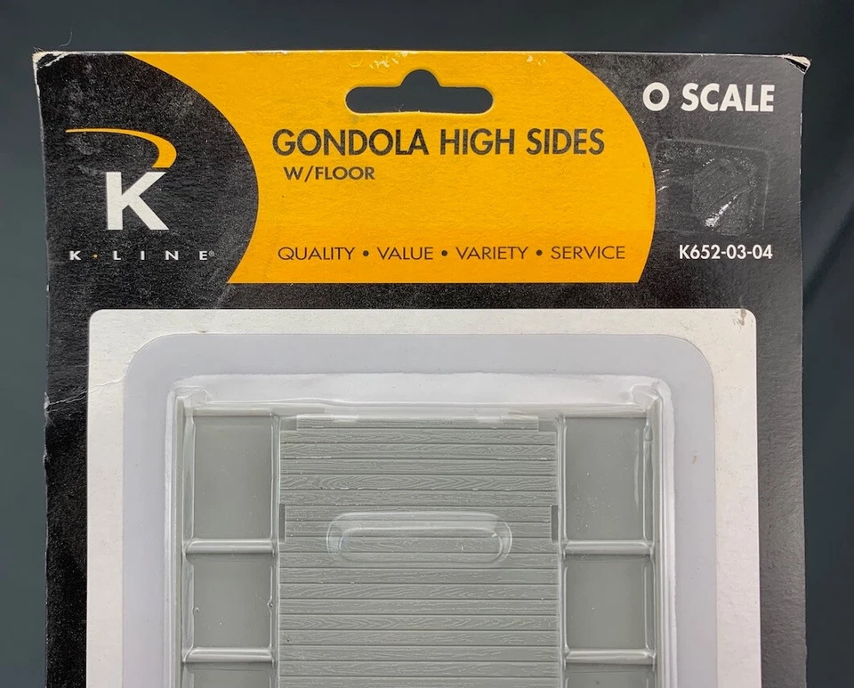 O Gauge MDK K-Line High Side Gondola w/Floor Body Kit K652-03-04 NIP! O1245/LZ - Image 2 of 4