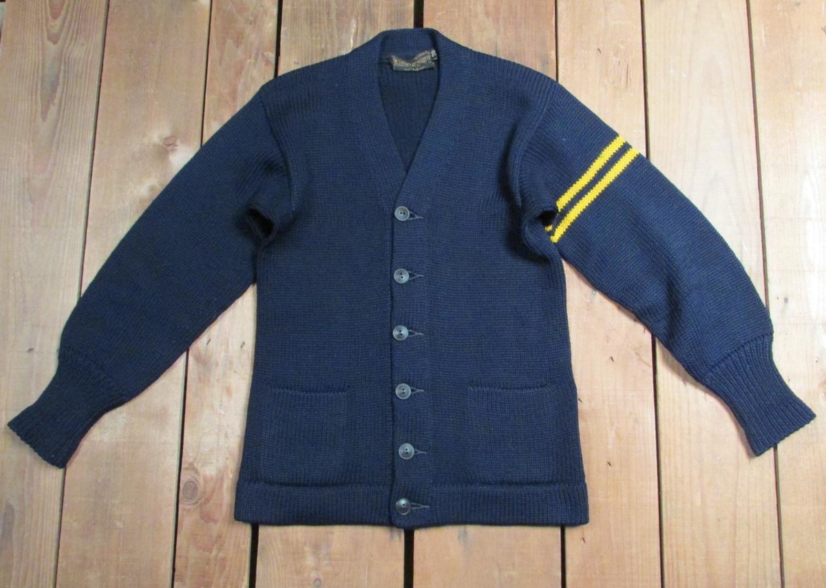 G&F Co BOMBER KNIT NAVY ヴィンテージ 50s CD596_SR5042_m