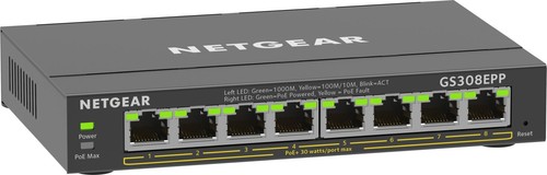 NETGEAR GS308EPP 8-Port GB Eth Poe+ Smart Mgd Plus Commutateur - Photo 4/9