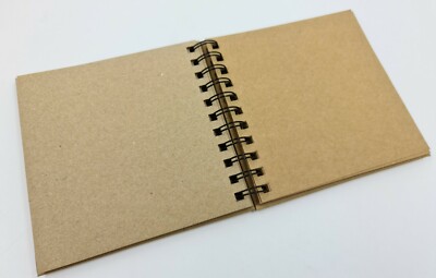 Album Fotografico Fai Da Te, Album A Spirale Per Scrapbooking, Scrapbook Quadrato In Carta Kraft, 30 Fogli Kraft Neri, Regali Nozze Natale Valentino Regalo Di Anniversario Compleanno (nero - Foto 3